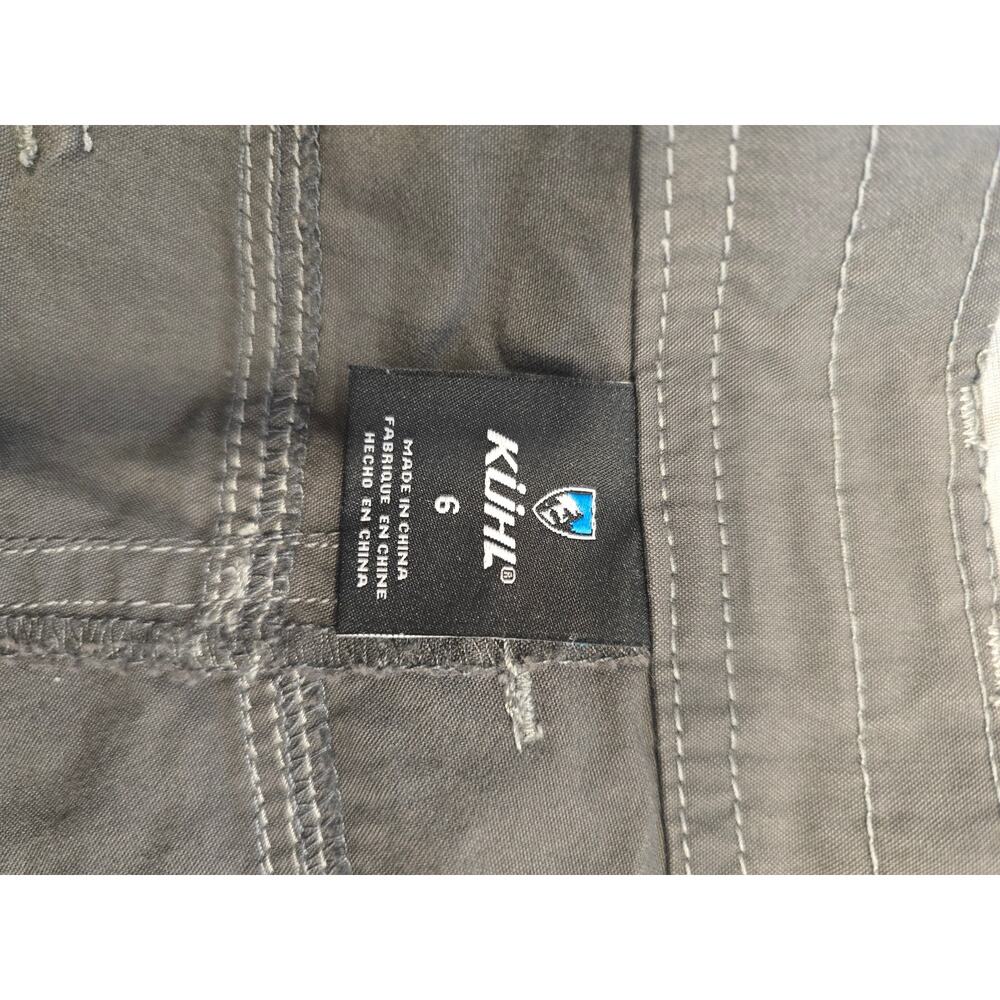 Kuhl Women's Gray Cargo Shorts Size 6 Preloved - Picture 9 of 9